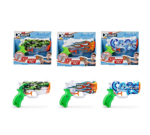 X-Shot Skins Nano Fast Fill Su Tabancası 19 cm 100 Ml - 4582  - 1 Adet Fiyatıdır