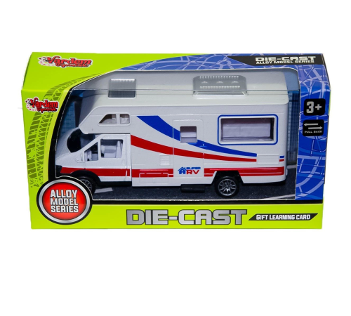 XFD889-311 Kutulu Çek Bırak Die-Cast Karavan - 1 adet stokta olan gönderilir