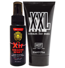 Etkili Sertleştiricili 60 ml Spray 3xeffect Erkeğe Özel Karışım Sprey + Hotxxl Erkeğe Özel 50 ml Boyutlandırıcı Krem