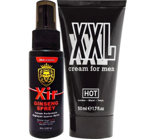 Etkili Sertleştiricili 60 ml Spray 3xeffect Erkeğe Özel Karışım Sprey + Hotxxl Erkeğe Özel 50 ml Boyutlandırıcı Krem Etkili Sertleştiricili 60 ml Spray 3xeffect Erkeğe Özel Karışım Sprey + Hotxxl Erkeğe Özel 50 ml Boyutlandırıcı Krem