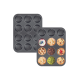2'Lİ SET Muffin Kalıbı 12li Fırın Mini Kek Browni Kekstra Kalıbı Cupcake Kapsülü