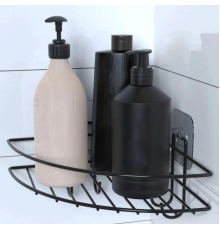 Yapışkanlı Banyo Köşeliği Kancalı Köşe Rafı Duş Şampuanlık Duvar Düzenleyici Organizer Raf