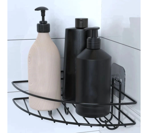 Yapışkanlı Banyo Köşeliği Kancalı Köşe Rafı Duş Şampuanlık Duvar Düzenleyici Organizer Raf Yapışkanlı Banyo Köşeliği Kancalı Köşe Rafı Duş Şampuanlık Duvar Düzenleyici Organizer Raf