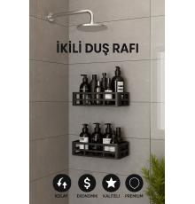 Yapışkanlı Duvar Rafı organizer banyo rafı duş rafı mutfak rafı havluluk sabun krem şampuanlık