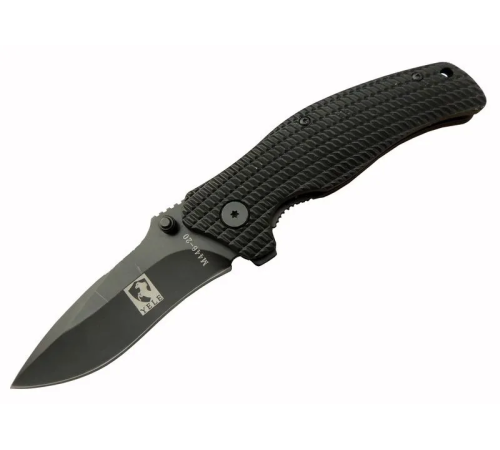 Yele M446 Siyah Kamp Çakı 20cm - Yarı Otomatik, Kemerlikli Yele M446 Siyah Kamp Çakı 20cm - Yarı Otomatik, Kemerlikli
