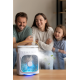 Yeni Işıklı 600ml 5 Spreyli Vantilatör Buzlu Buharlı Mini Klima Fan