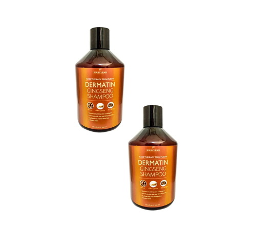 Yıkadıkça Saçları Uzatan Dökülmeyi Engelleyen Dermatın Gingseng Mucizesi Shampoo 500 ML x 2 Adet