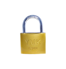 YMK Eko Sarı Boyalı Kısa Kancalı Asma Kilit 63mm