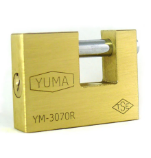 Yuma Kayar Milli Pirinç Asma Kilit 68 mm - Yeni Tip