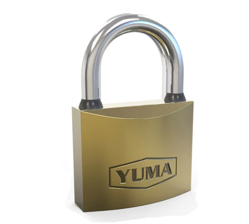 Yuma Sarı Kaplama Döküm Kısa Asma Kilit 63mm Yuma Sarı Kaplama Döküm Kısa Asma Kilit 63mm