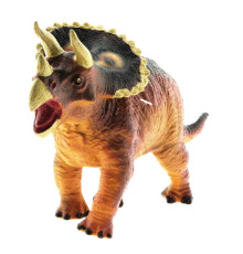 Yumuşak Plastik Dinozor Figür - Triceratops