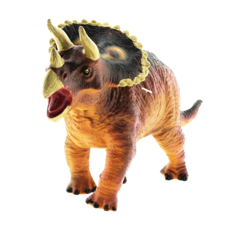 Yumuşak Plastik Dinozor Figür - Triceratops Yumuşak Plastik Dinozor Figür - Triceratops