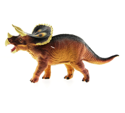 Yumuşak Plastik Dinozor Figür - Triceratops Yumuşak Plastik Dinozor Figür - Triceratops