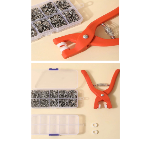 Yuvarlak Halkalı Kuş Gözü Pensesi 9.5 Mm - Saklama Kutulu Bebek Elbise Çıtçıt Montaj Seti (336336) Yuvarlak Halkalı Kuş Gözü Pensesi 9.5 Mm - Saklama Kutulu Bebek Elbise Çıtçıt Montaj Seti (336336)