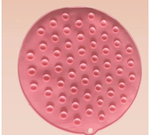 Yuvarlak Vantuzlu Banyo Sırt Kese Matı 26 cm Yuvarlak Vantuzlu Banyo Sırt Kese Matı 26 cm