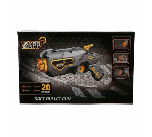 Zapp Toys 20 Mermili Sünger Dart Atan Silah 28 cm