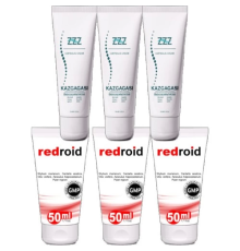 Kaz Gagası 100 ml Sırt Bel Kas Iskelet Kremi Redroid Hemeroid Için 50 ml Set Paket