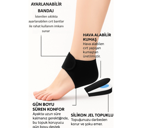 2 ADET Topuk Dikeni Silikon Tabanlı Ortopedik Çorap Ağrı Azaltıcı Çatlak Nasır Ayak Destek Çorapları 2 ADET Topuk Dikeni Silikon Tabanlı Ortopedik Çorap Ağrı Azaltıcı Çatlak Nasır Ayak Destek Çorapları