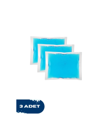 3 Adet Soğuk Sıcak Jel Kompres, Yaralanma Soğutucu Isıtıcı 13x13