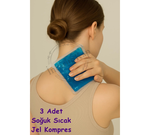 3 Adet Termojel Sıcak Soğuk Kompres Jel Buz Paketi, 3 Adet Soğutucu Jel Isıtıcı Jel Kompres 13x13cm 3 Adet Termojel Sıcak Soğuk Kompres Jel Buz Paketi, 3 Adet Soğutucu Jel Isıtıcı Jel Kompres 13x13cm
