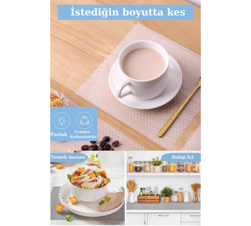 45cmX3metre Kalın Çekmece ve Dolap içi Raf Örtüsü Kaydırmaz Eva Raf Organizer 45cmX3metre Kalın Çekmece ve Dolap içi Raf Örtüsü Kaydırmaz Eva Raf Organizer