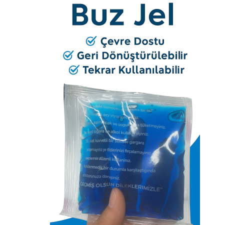 Soğuk Sıcak Kullanıma Uygun 5 Adet Jel Kompres – Termojel Paket