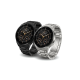GT3 Max Elegant Smart Watch GT3 Max Elegant Erkek Akıllı Saat Deri-Metal-Silikon 3 Kordonlu