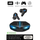 K55 Tws Pro Oyuncu Kulaklığı 3D Stereo Ses Extra Bass Işıklı Mikrofonlu Bluetooth Kablosuz Kulaklık