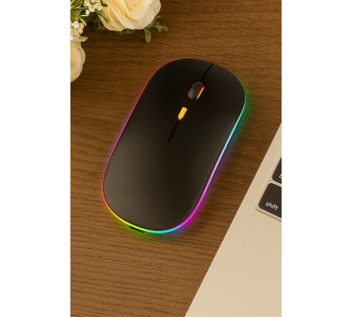 Kablosuz Fare Wireless Mouse, Bluetooth 5.2, Şarjlı, Ergonomik, Type-c, 800/1200/1600 Dpı, Led Işık Kablosuz Fare Wireless Mouse, Bluetooth 5.2, Şarjlı, Ergonomik, Type-c, 800/1200/1600 Dpı, Led Işık