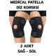 Medical Patella Destekli Diz Korsesi İkili Sağ Sol Çapraz Bağ Menisküs Ağrısı Için Sporcu Dizlik