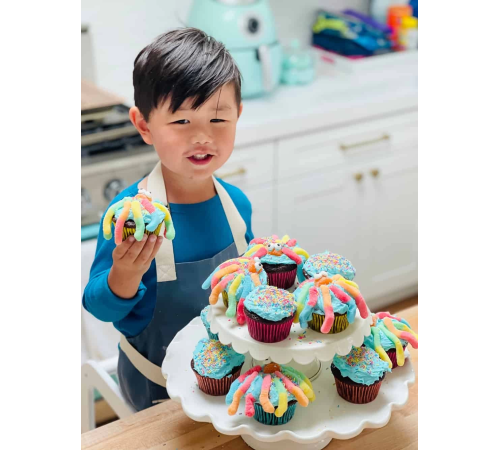 Mini Çocuklar İçin Cupcake Fırın Kalıbı 6 Büyük Bölmeli Muffin Kek Kalıbı