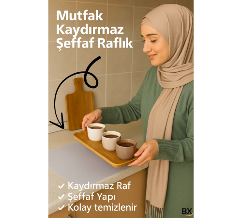 Mutfak Dolabı Çekmece Kaydırmaz Raf Örtüsü Şeffaf, Suya Dayanıklı, Kesilebilir Pvc 45x300 Cm Mutfak Dolabı Çekmece Kaydırmaz Raf Örtüsü Şeffaf, Suya Dayanıklı, Kesilebilir Pvc 45x300 Cm