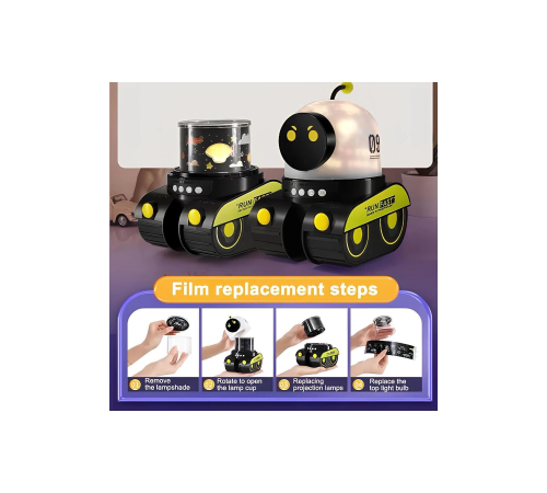 ÇOCUKLAR İÇİN EĞİTİCİ VE EĞLENCELİ ROBOT TEMALI PROJEKTÖR GECE LAMBASI ÇOCUKLAR İÇİN EĞİTİCİ VE EĞLENCELİ ROBOT TEMALI PROJEKTÖR GECE LAMBASI