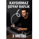 Şeffaf Kaydırmaz Raflık 45x300 Cm Dolap İçi, Çekmece ve Buzdolabı İçin Koruyucu EVA Pvc Örtü