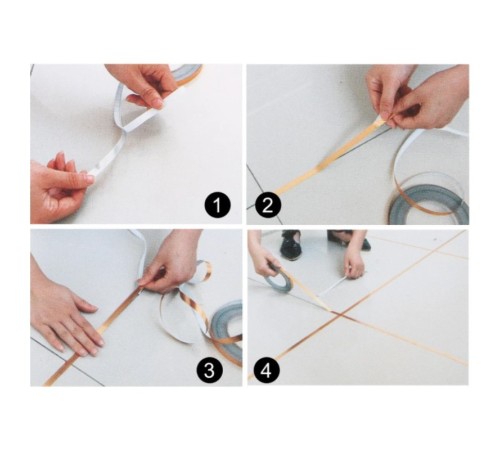 0.5 Cm 50 Metre Gri Fayans Arası Şerit Bant