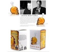 1000 ml Crystal Head Kuru Kafa İçecek Şişesi