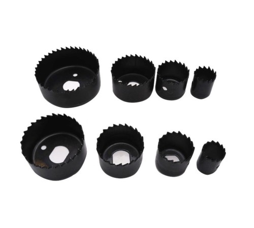 11 Parça Panç Seti Ağaç Kesme Testere Matkap Ucu Takımı Alçıpan Tavan Kesme