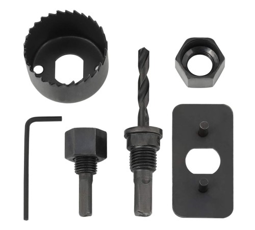 16 Parça Panç Seti Ağaç Kesme Testere Matkap Ucu Takımı Alçıpan Tavan Kesme