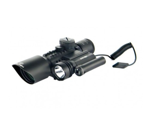 3-10x42 Zoomlu Av Dürbünü Lazer Zenon Fenerli M9
