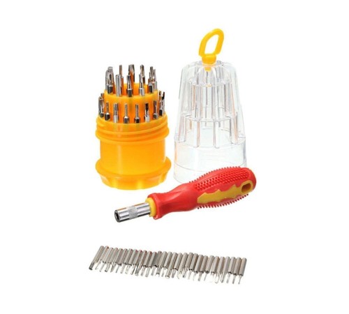 31 Parça Elektronik Saat Tamir Yumurta Tornavida Uç Seti Takımı