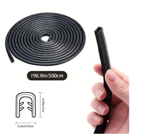 5 Metrelik Araba Kapı Kenar Koruma Şeridi Rulosu