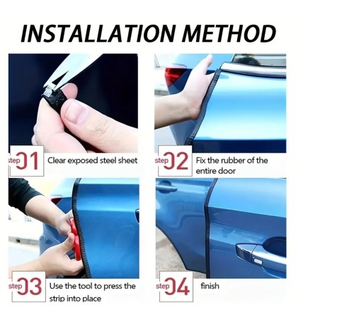 5 Metrelik Araba Kapı Kenar Koruma Şeridi Rulosu