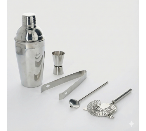 5 Parça Kokteyl Hazırlama Seti 550 Ml