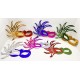 6'lı Renkli Balo Maskesi Seti | Karton & Lastikli (Yetişkin-Çocuk Uyumlu)