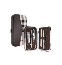 6 Parça Profesyonel Manikür Seti -Tırnak  Makası- Kaş Makas- Cımbız - Törpü Seti