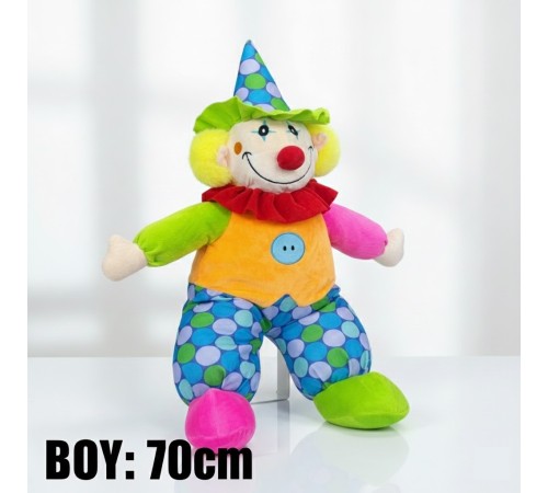 70 cm BÜYÜK BOY Palyaço Peluş Oyuncak Bebek