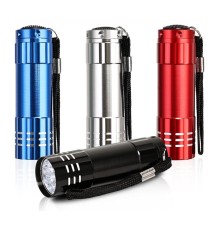 9 LEDLİ PİLLİ EL FENERİ