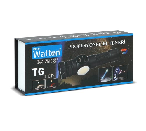 9 Mod Şarjlı Kamp Lambası El Feneri WT-704
