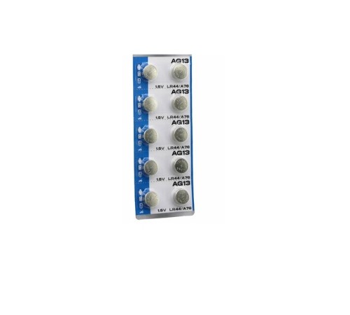AG13 Saat Pili - Düğme Pil 10lu Paket LR44/A76 1.55V
