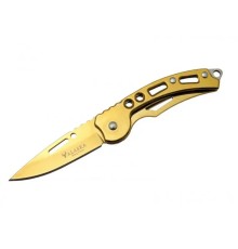 Alaska SDR-10 G Gold Çakı 15 cm Manuel, Kemerlikli